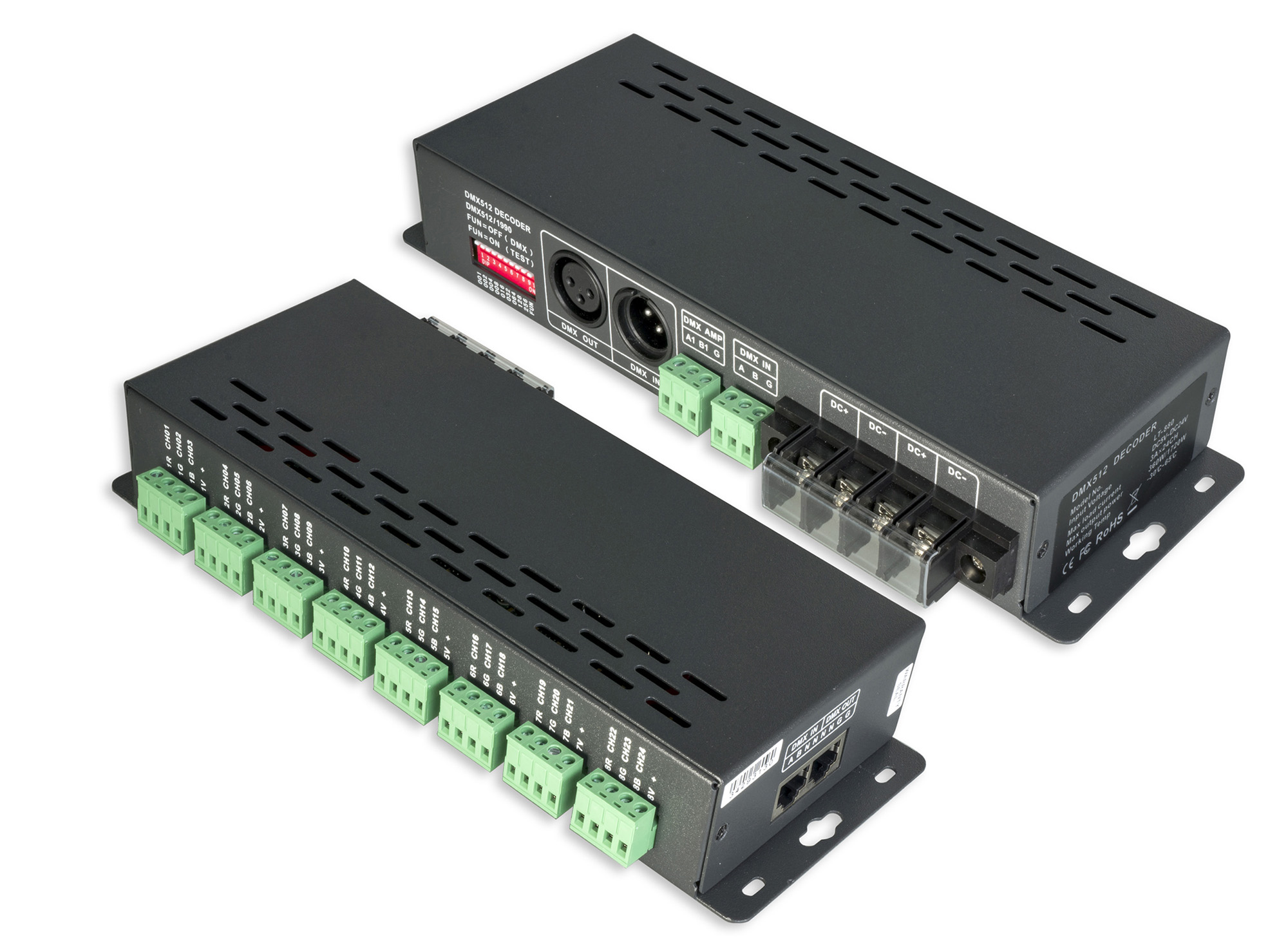 24 Channel CV DMX Decoder 5/12/24V DC